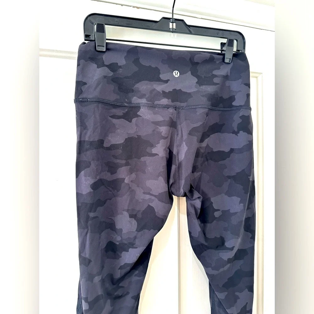 Lululemon Align invigorate high rise incognito camo cropped legging bottoms